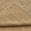 Vintage Manisa Turkish Area Rug 6x9 ft — Beige & Gray Floral (No. 53908)