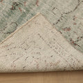 Vintage Manisa Turkish Area Rug 4x6 ft — Gray Distressed