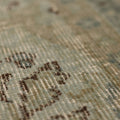 Vintage Isparta Turkish Area Rug 6x10 ft — Beige & Gray Floral (No. 53919)