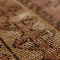 Vintage Malatya Turkish Runner Rug 2x8 ft — Beige & Brown Patchwork