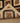 Vintage Isparta Turkish Runner Rug 3x4 ft — Beige & Brown Geometric