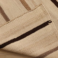 Vintage Konya Turkish Runner Rug 2x11 ft — Beige & Brown Stripped
