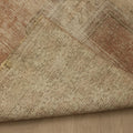 Vintage Malatya Turkish Runner Rug 2x5 ft — Beige & Brown Distressed (No. 54353)