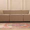 Vintage Nevşehir Turkish Area Rug 4x7 ft — Red & Beige Distressed