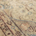 Vintage Isparta Turkish Area Rug 5x8 ft — Beige & Brown Floral (No. 55207)