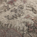 Vintage Isparta Turkish Area Rug 5x9 ft — Gray Floral (No. 55385)