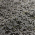 Vintage Isparta Turkish Area Rug 5x9 ft — Black & Gray Overdyed