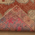Vintage Nevşehir Turkish Area Rug 4x7 ft — Red & Beige Floral
