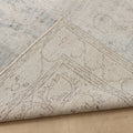 Vintage Manisa Turkish Area Rug 5x8 ft — Blue & Gray Distressed
