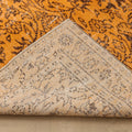 Vintage Isparta Turkish Area Rug 5x9 ft — Orange Floral (No. 55603)