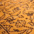 Vintage Isparta Turkish Area Rug 5x9 ft — Orange Floral (No. 55603)