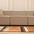 Vintage Sivas Turkish Kilim Runner Rug 3x13 ft — Orange & Beige Geometric