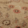 Vintage Denizli Turkish Runner Rug 3x6 ft — Red & Beige Floral
