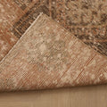 Vintage Malatya Turkish Runner Rug 2x9 ft — Brown & Beige Distressed (No. 55651)