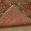 Vintage Malatya Turkish Runner Rug 3x12 ft — Red & Brown Geometric (No. 55662)