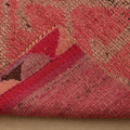 Vintage Southeastern Persian Style Runner Rug 3x9 ft — Red & Beige Geometric