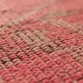 Vintage Southeastern Persian Style Runner Rug 3x9 ft — Red & Beige Geometric