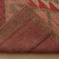 Vintage Southeastern Persian Style Runner Rug 3x10 ft — Red & Brown Geometric