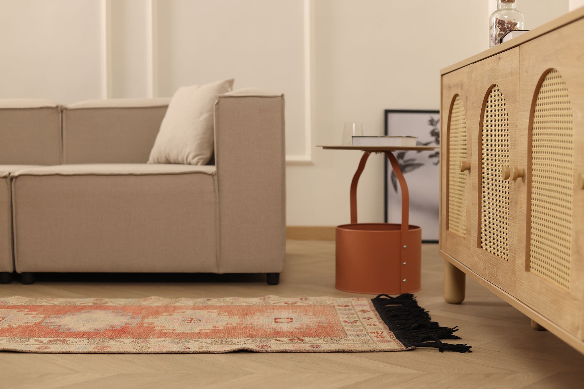 Wsenur Persian Style Runner Rug