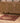 Vintage Kars Turkish Doormat 3x3 ft — Brown Floral