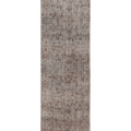 Vintage Isparta Turkish Runner Rug 2x9 ft — Gray & Brown Floral