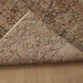Vintage Isparta Turkish Runner Rug 2x9 ft — Gray & Brown Floral