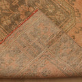 Vintage Konya Turkish Runner Rug 4x11 ft — Orange & Brown Floral