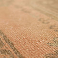 Vintage Konya Turkish Runner Rug 4x11 ft — Orange & Brown Floral