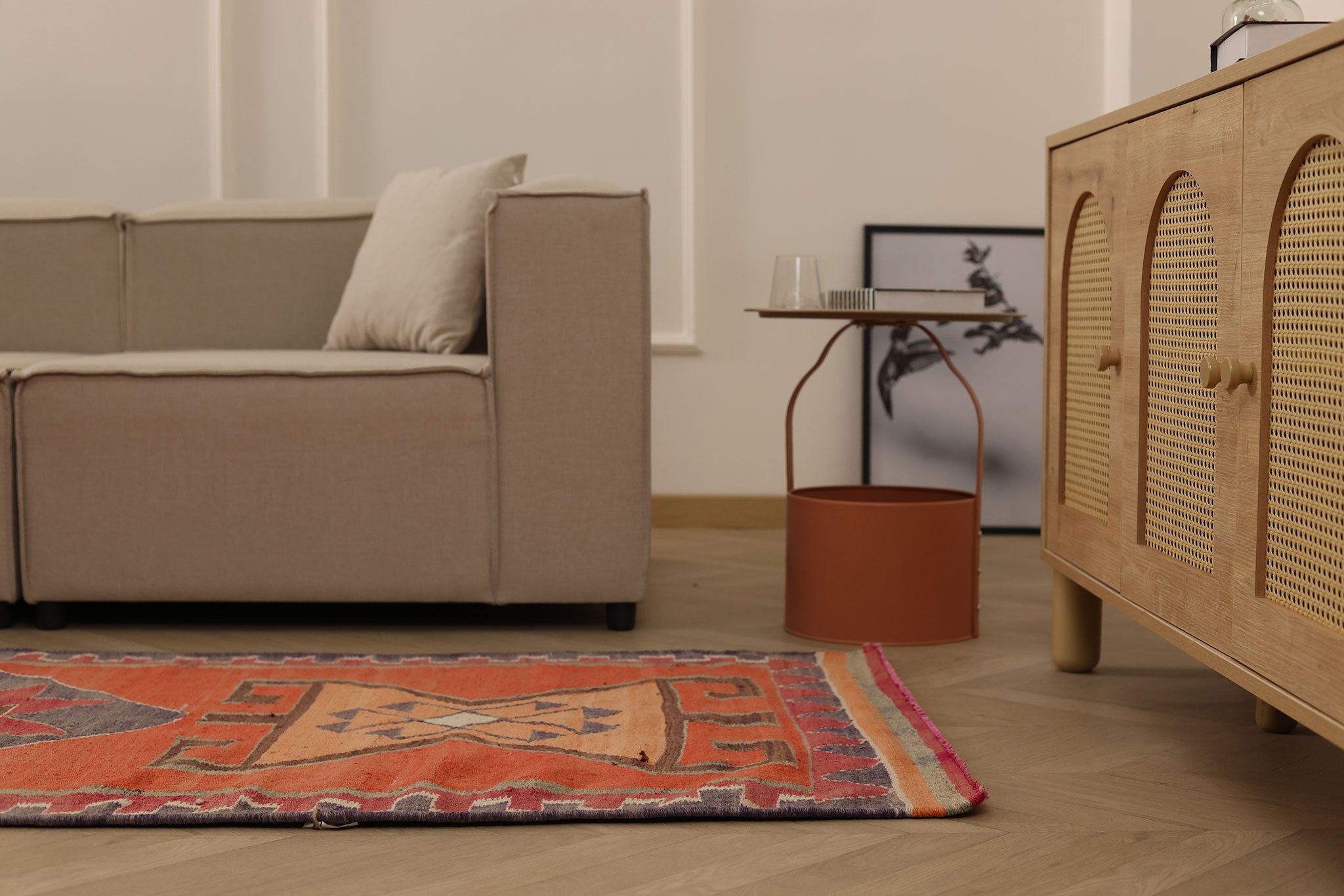 Naseneth Persian Style Kilim Runner Rug