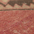 Vintage Malatya Turkish Runner Rug 3x13 ft — Red & Beige Geometric