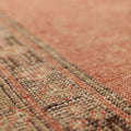 Vintage Konya Turkish Runner Rug 5x11 ft — Red & Beige Floral
