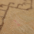 Vintage Malatya Turkish Doormat 2x3 ft — Beige & Brown Geometric (No. 56110)