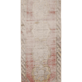 Vintage Niğde Turkish Runner Rug 2x8 ft — Beige & Red maximalist