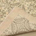 Vintage Isparta Turkish Area Rug 7x10 ft — Beige Floral (No. 56290)