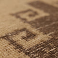 Vintage Malatya Turkish Runner Rug 3x12 ft — Beige & Brown Southwestern