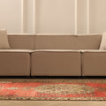 Vintage Çanakkale Turkish Runner Rug 4x9 ft — Red & Brown Floral