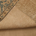 Vintage Isparta Turkish Runner Rug 2x5 ft — Beige & Blue Distressed (No. 56884)