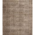 Vintage Isparta Turkish Area Rug 7x10 ft — Beige & Brown Floral (No. 56914)