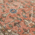 Vintage Isparta Turkish Area Rug 7x10 ft — Red Floral