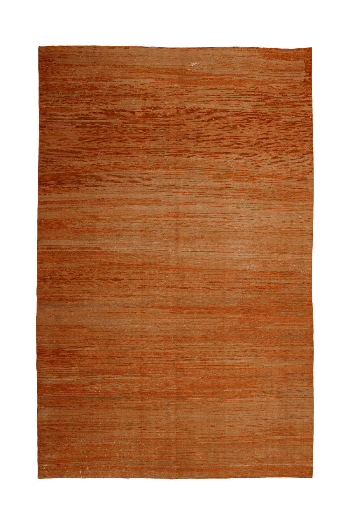 Vintage Malatya Turkish Area Rug 7x11 ft — Orange Minimalist