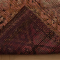 Vintage Southeastern Persian Style Runner Rug 3x13 ft — Brown & Gray Geometric
