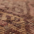 Vintage Southeastern Persian Style Runner Rug 3x13 ft — Brown & Gray Geometric
