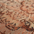 Vintage Manisa Turkish Area Rug 6x8 ft — Orange & Gray Distressed