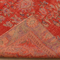 Vintage Manisa Turkish Area Rug 4x6 ft — Red Floral