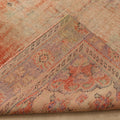 Vintage Manisa Turkish Area Rug 5x9 ft — Orange Floral (No. 57726)