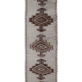 Vintage Southeastern Persian Style Runner Rug 3x12 ft — Beige & Brown Geometric