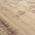 Vintage Manisa Turkish Area Rug 5x9 ft — Beige Floral (No. 57785)