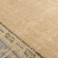 Vintage Manisa Turkish Area Rug 6x9 ft — Beige Floral (No. 57793)