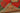 Vintage Manisa Turkish Area Rug 4x7 ft — Red & Blue Floral
