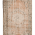 Vintage Manisa Turkish Area Rug 6x9 ft — Beige Distressed (No. 57804)